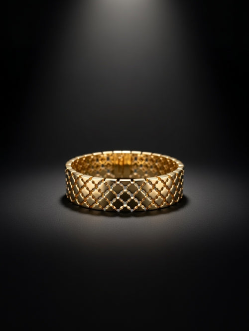 CLOVER BROAD BANGLE
