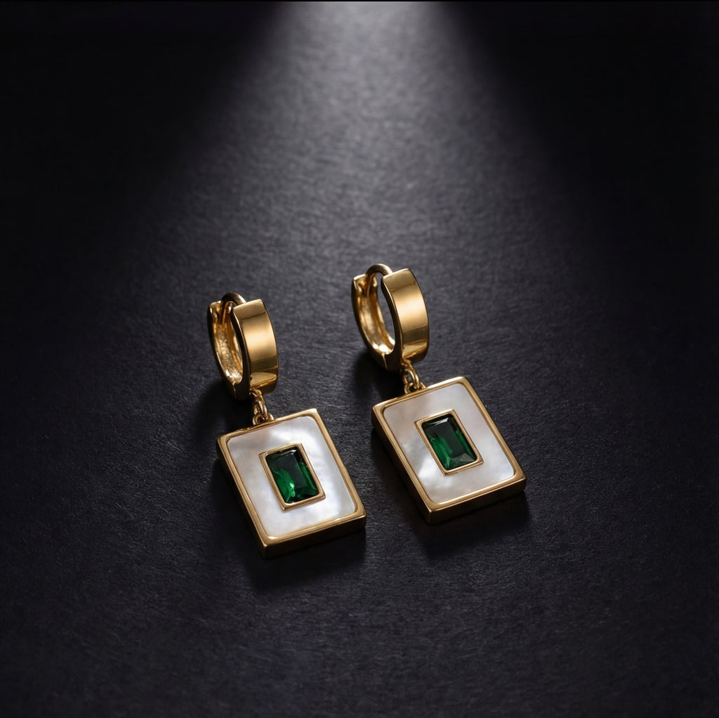 EMERALD EARRING
