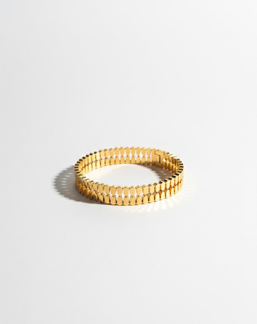 DOUBLE FENCE STYLE BANGLE