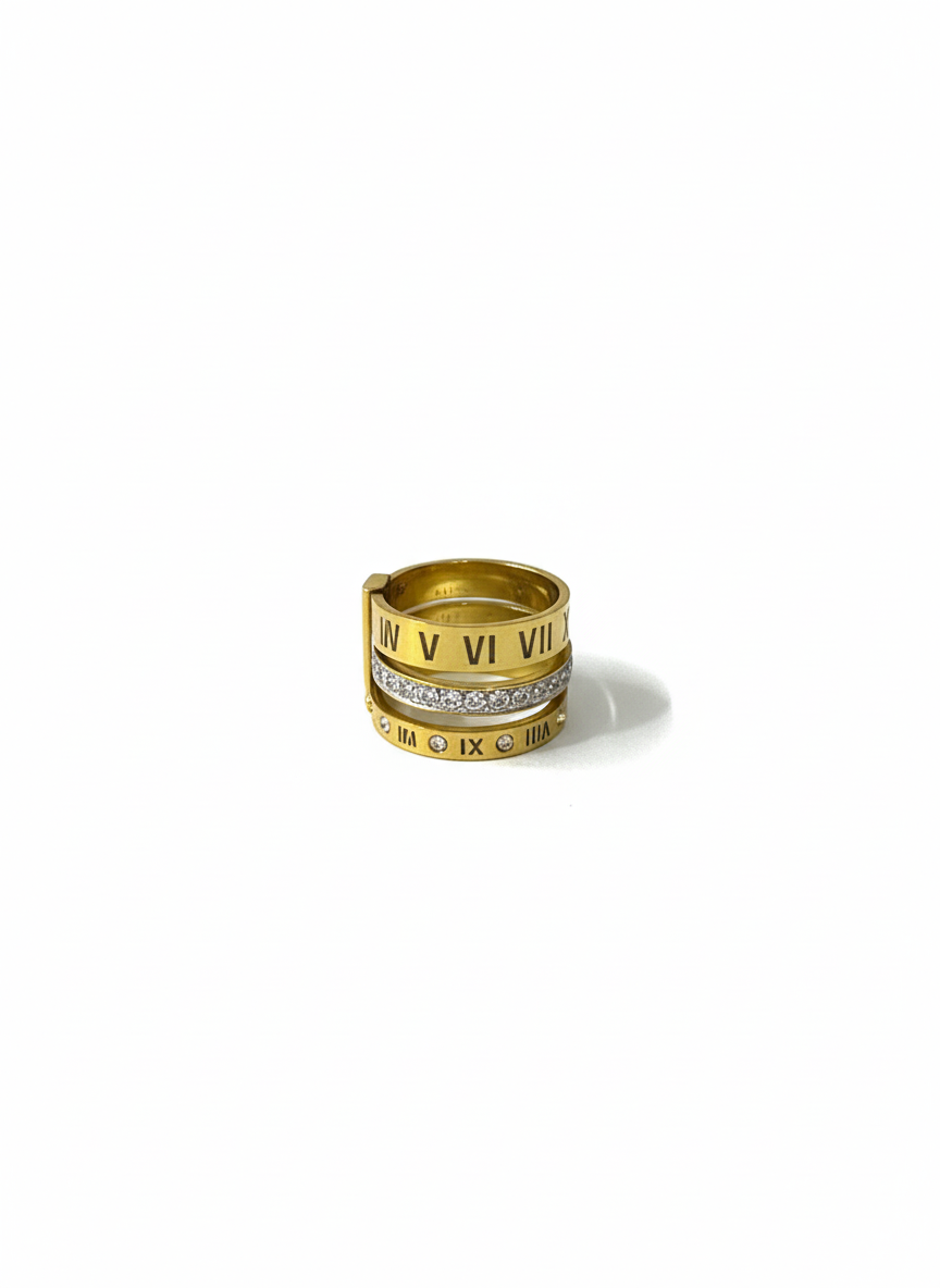TRILOGY STACKED RING
