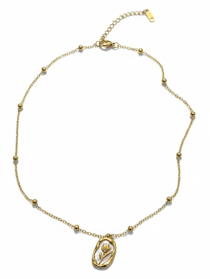 VINTAGE ROSE NECKLACE