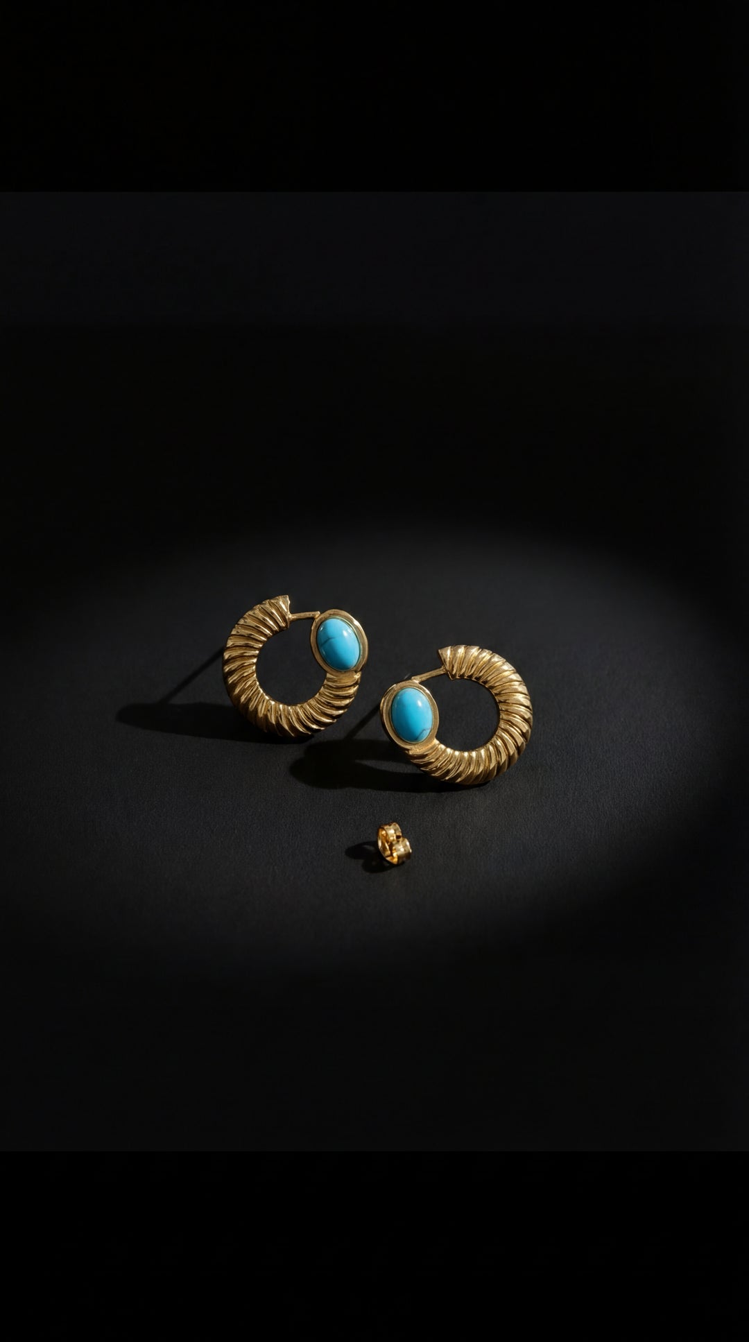 TURQUOISE HOOPS