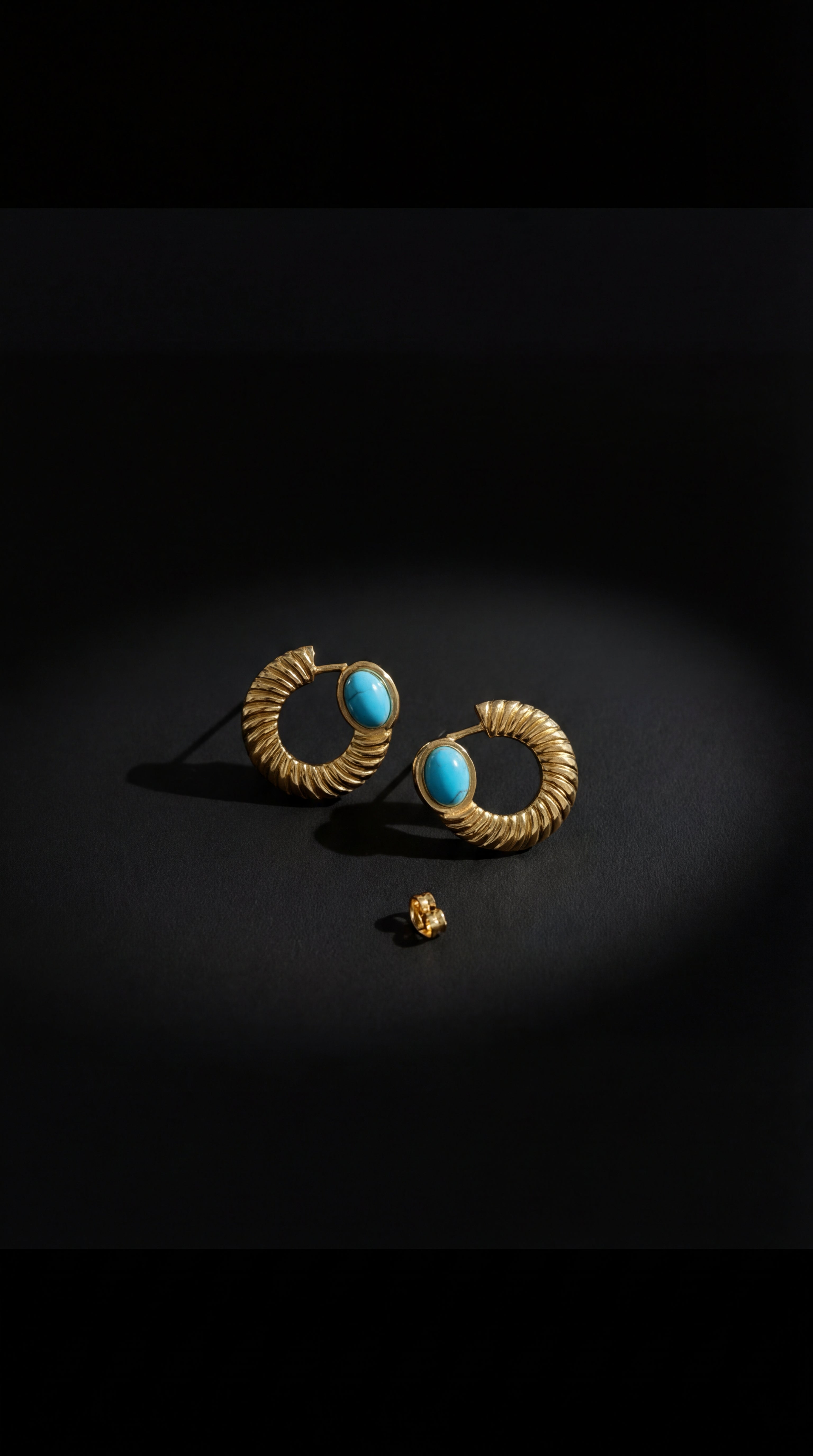 TURQUOISE HOOPS