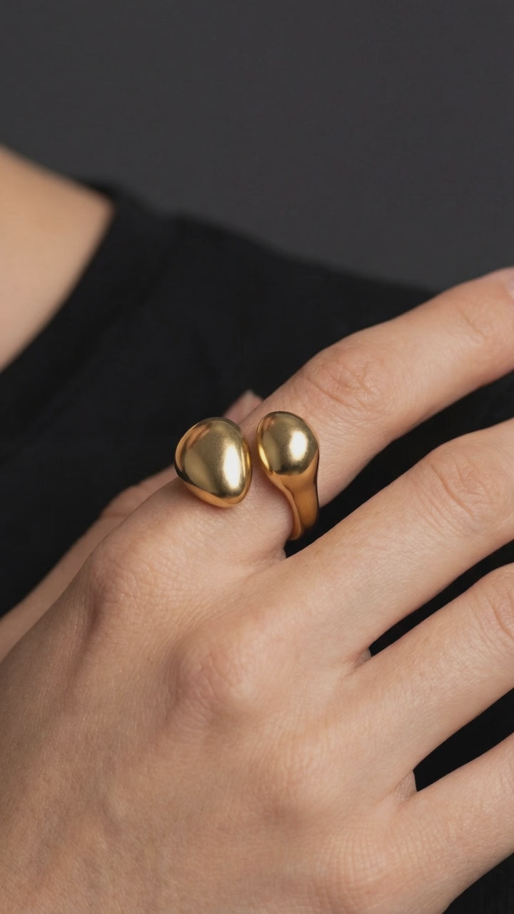 PEBBLE OPEN RING