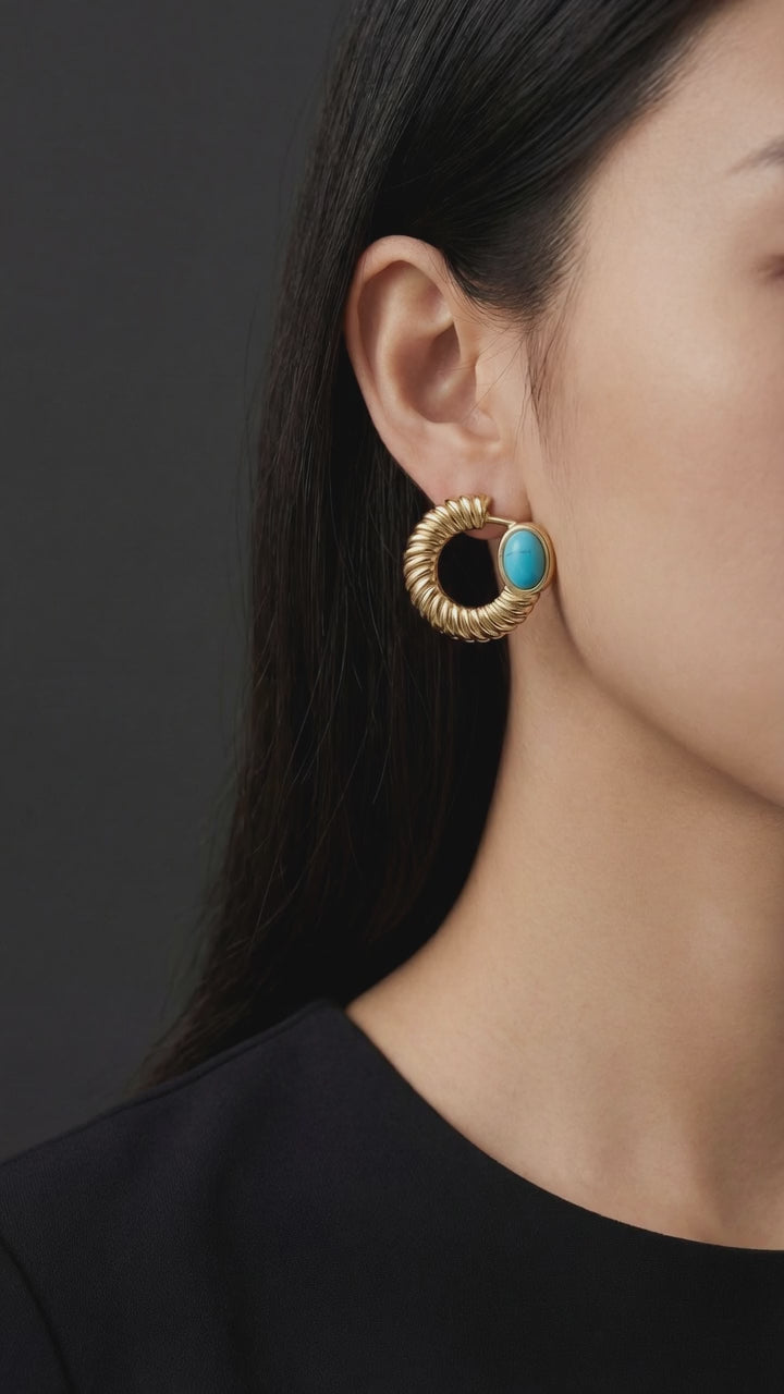TURQUOISE HOOPS video