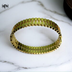 DOUBLE FENCE STYLE BANGLE