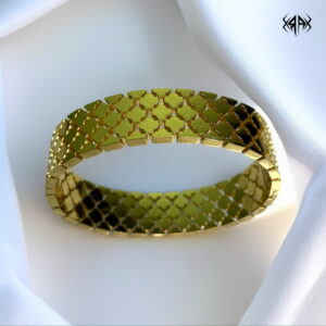 CLOVER BROAD BANGLE