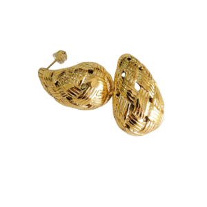 VINTAGE TEXTURED EARRING